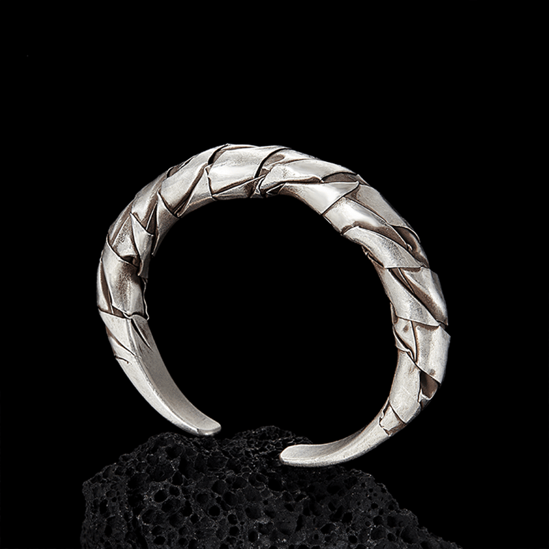 WorldNorse Handcrafted 925 Silver Braided Bracelet - image 5