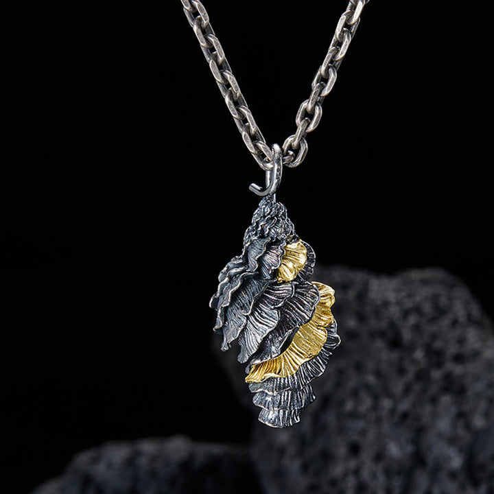 WorldNorse 925 Sterling Silver Conch Necklace - image 3