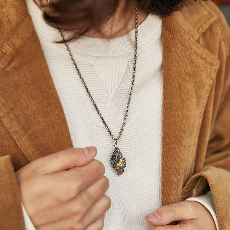 WorldNorse Handcrafted 925 Silver Conch Necklace - image 1