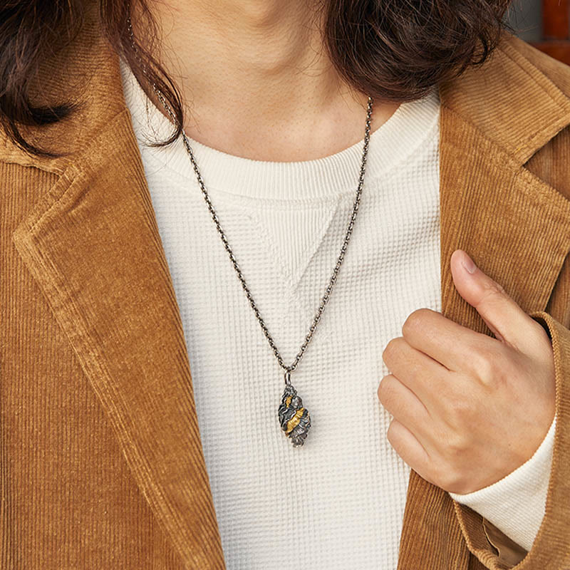 WorldNorse Handcrafted 925 Silver Conch Necklace - image 2