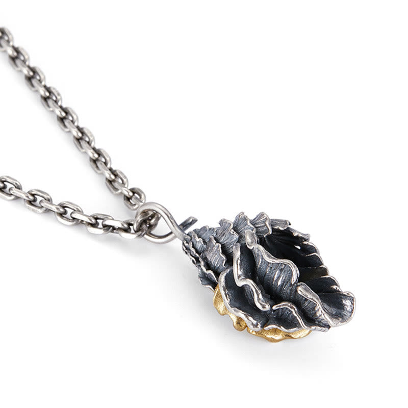 WorldNorse Handcrafted 925 Silver Conch Necklace - image 5