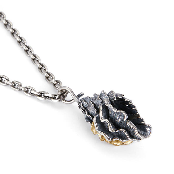 WorldNorse Handcrafted 925 Silver Conch Necklace - image 5