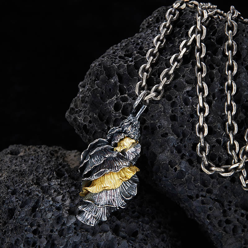 WorldNorse Handcrafted 925 Silver Conch Necklace - Necklace - image 0