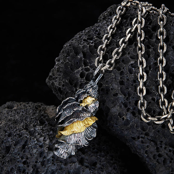 WorldNorse Handcrafted 925 Silver Conch Necklace - Necklace - image 0