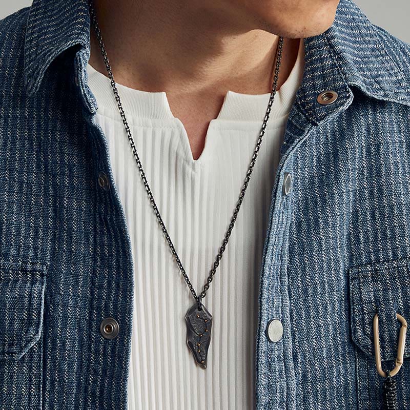 WorldNorse Handcrafted 925 Silver Big Dipper Necklace - image 1