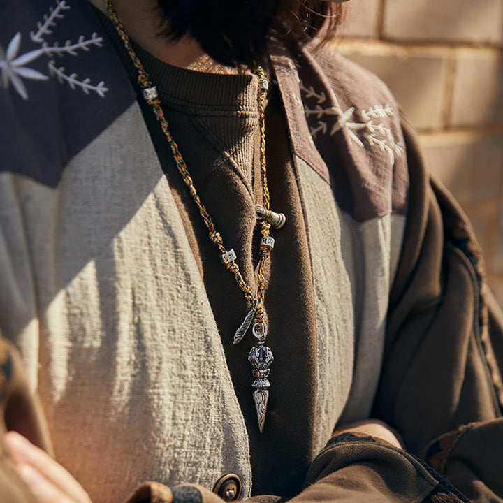 WorldNorse Handcrafted 925 Silver Spiral Twist Necklace - image 2