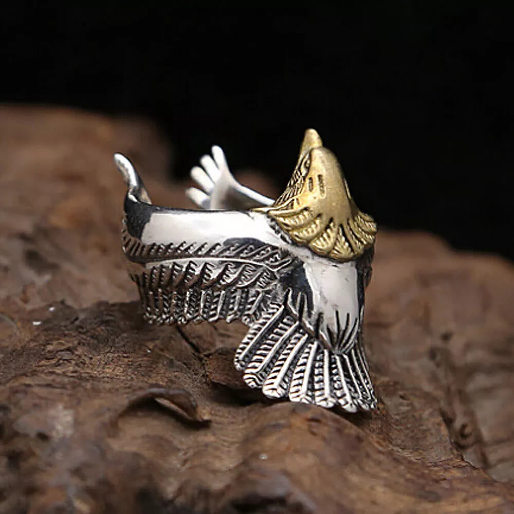 WorldNorse Eagle Spreads Wings Ring