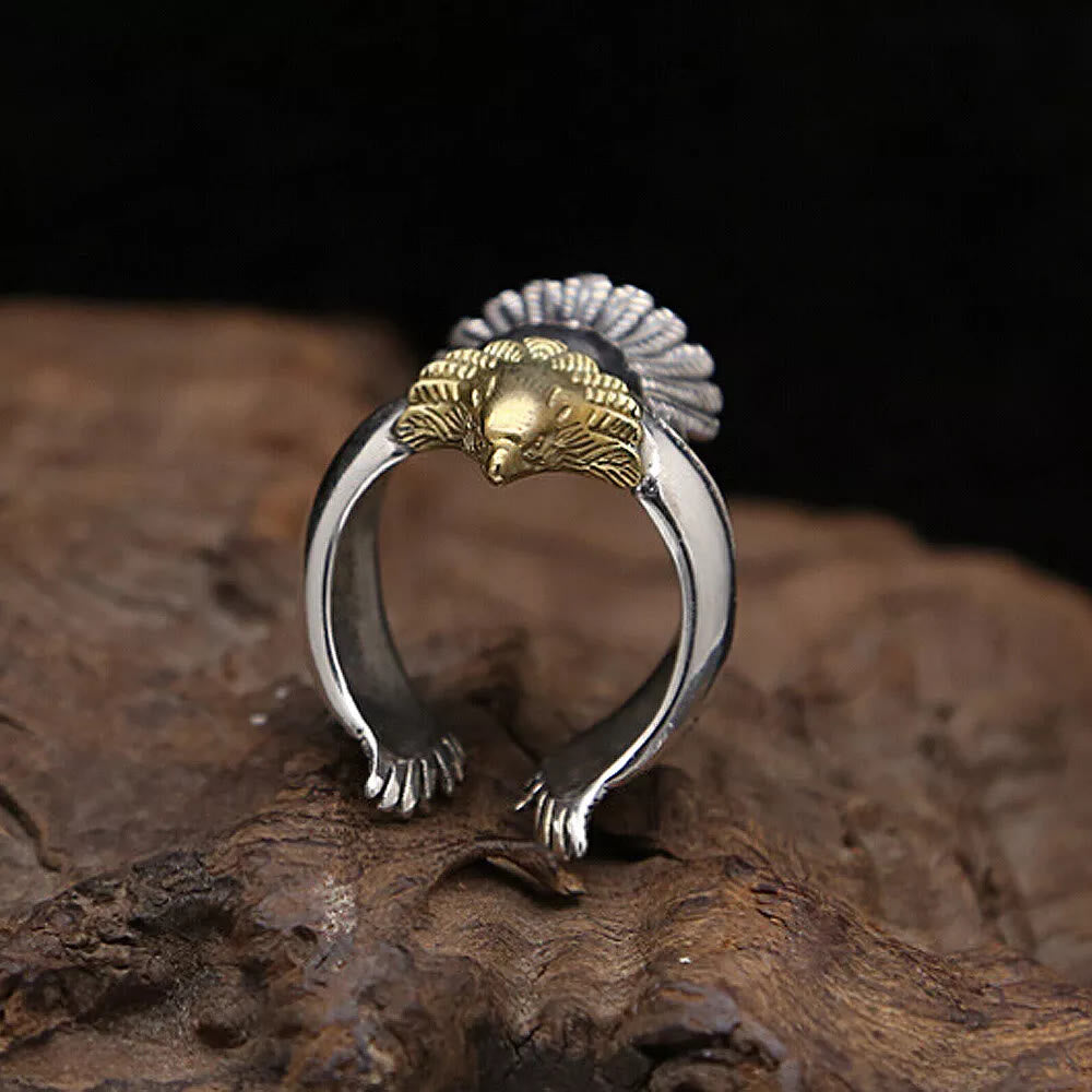 WorldNorse Eagle Spreads Wings Ring - image 4