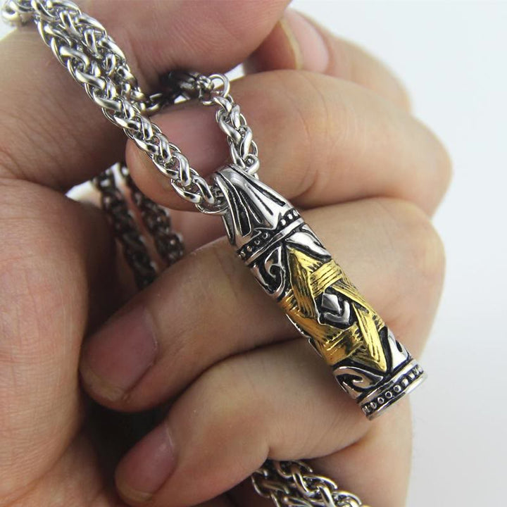 WorldNorse Bullet Hexagram Stainless Steel Chain Necklace - image 4
