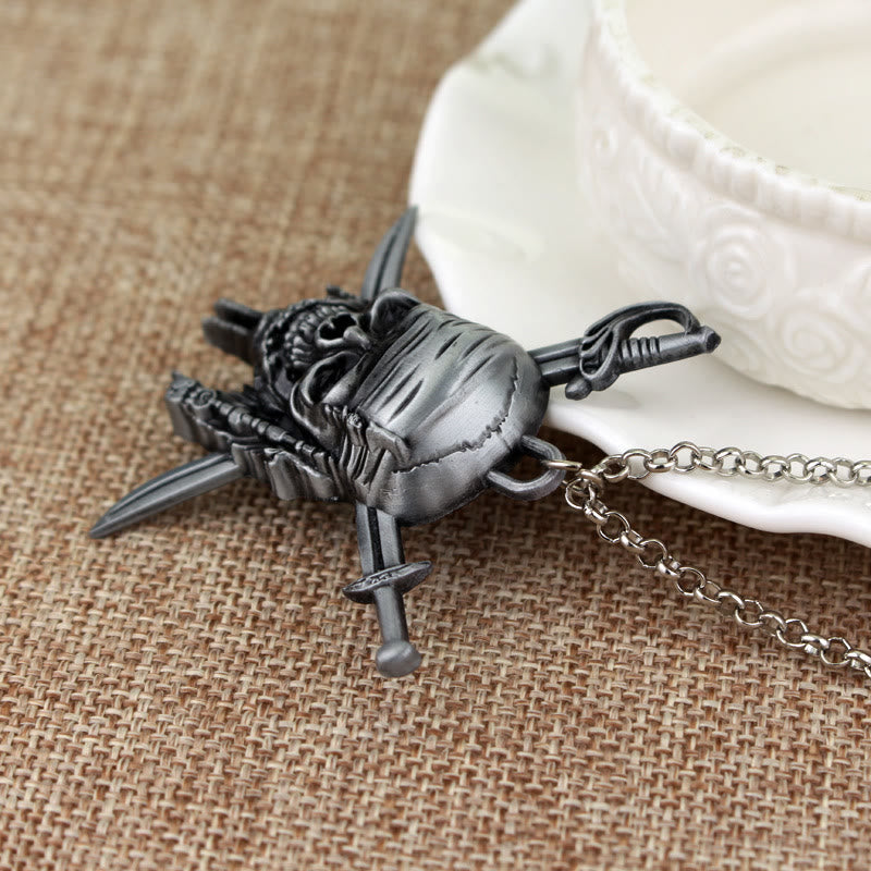 WorldNorse Punk Pirate Skull Charm Necklace - image 10