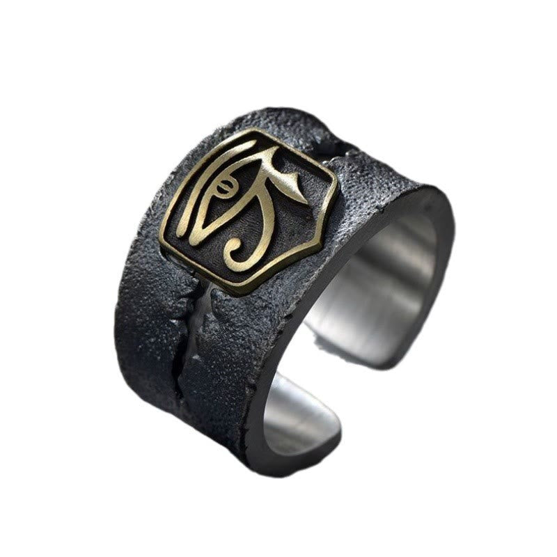 WorldNorse EYE OF RA Protective Open Ring