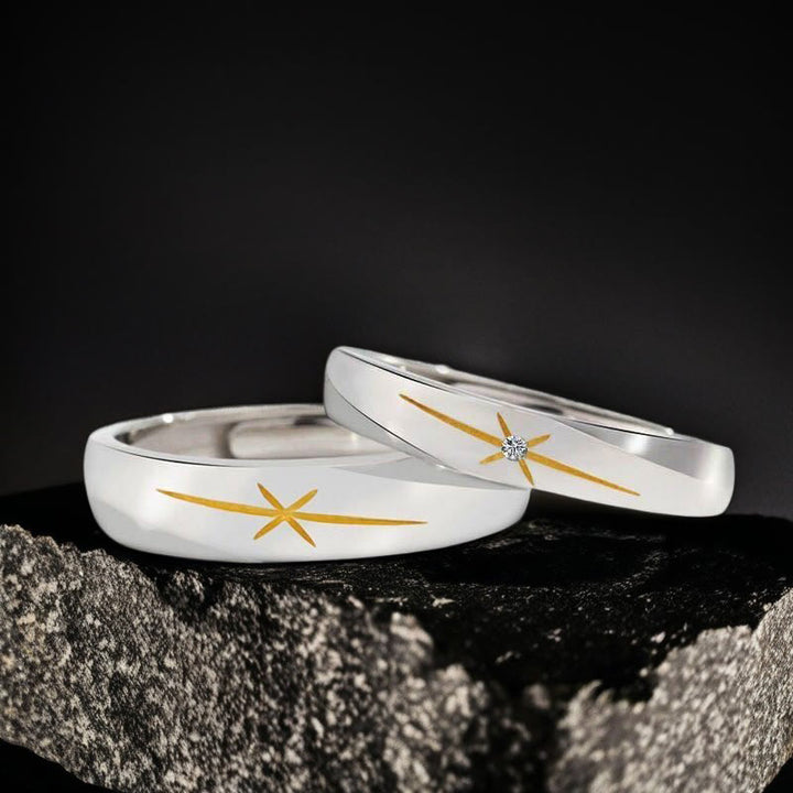 WorldNorse Starburst Couple Ring