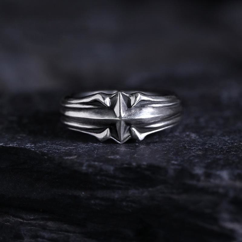 WorldNorse Relief Cross Star Ring - image 5