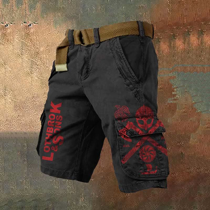 WorldNorse Viking Axe Cargo Shorts