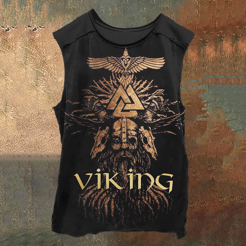 WorldNorse Vintage Viking Art Vest - US/UK/AU52，EU62 (6XL) - image 0