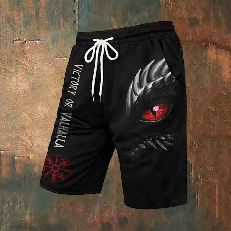 WorldNorse Viking Vegvisir Casual Shorts - US/UK/AU54，EU64 (7XL) - image 0