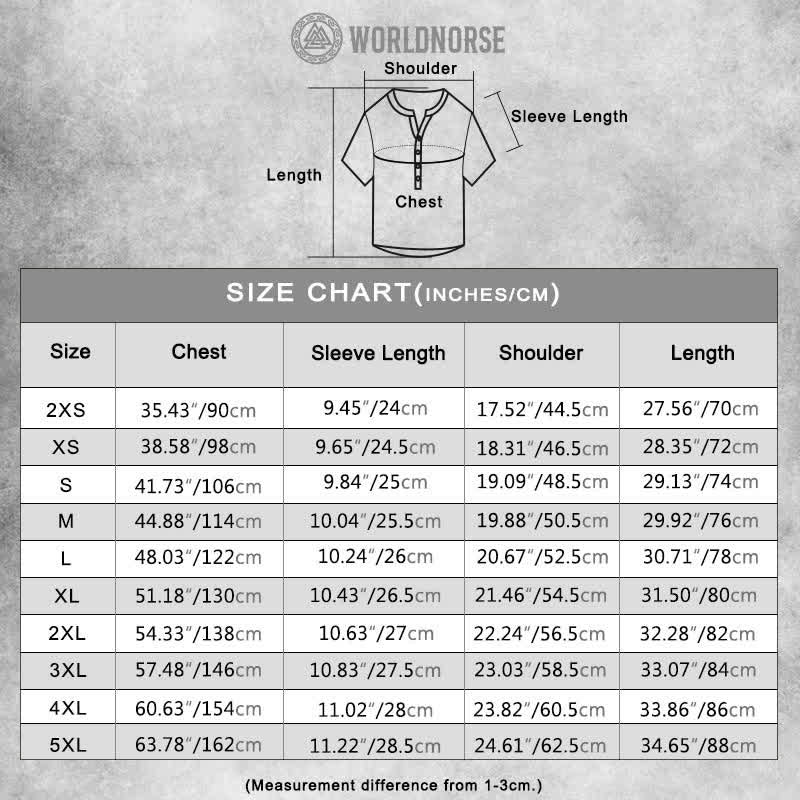 WorldNorse Viking Vegvisir Rune Casual Shirt - image 1