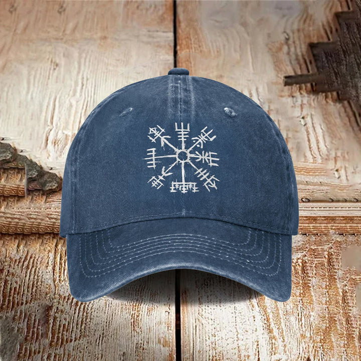 WorldNorse Vegvisir Compass Washed Cap