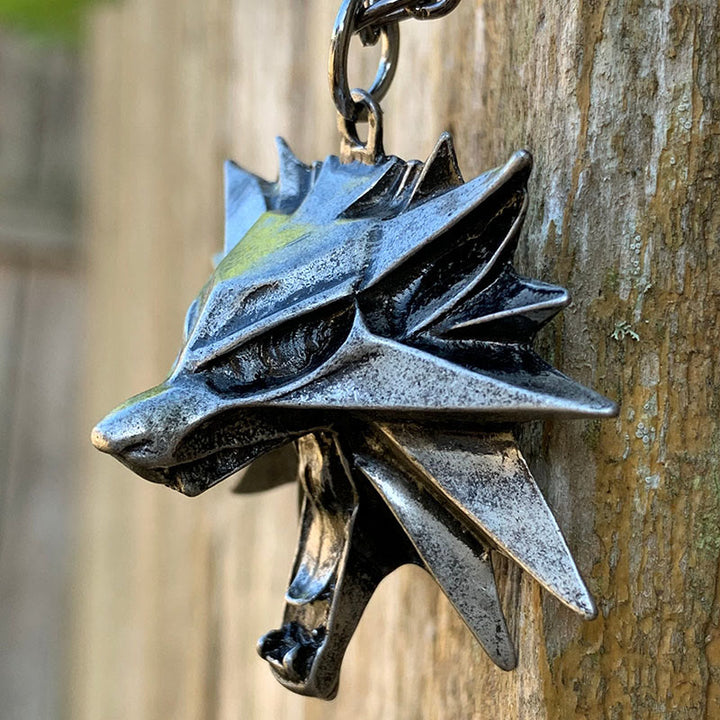 FREE Today: Wild Hunt White Wolf Medallion Necklace