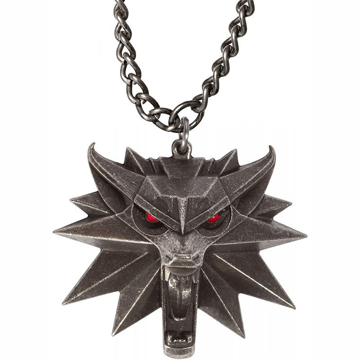 FREE Today: Wild Hunt White Wolf Medallion Necklace - Red Necklace - image 7