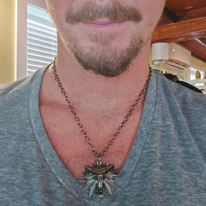FREE Today: Wild Hunt White Wolf Medallion Necklace