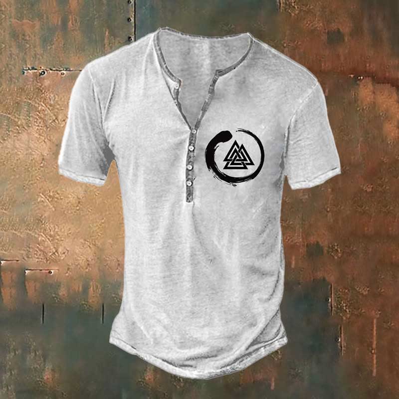 WorldNorse Viking Valknut Symbol T-Shirt - White - US/UK/AU50，EU60 (5XL) - image 2