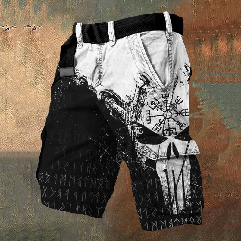 WorldNorse Vegvisir Runes Cargo Shorts - US/UK/AU50，EU60 (5XL) - image 1