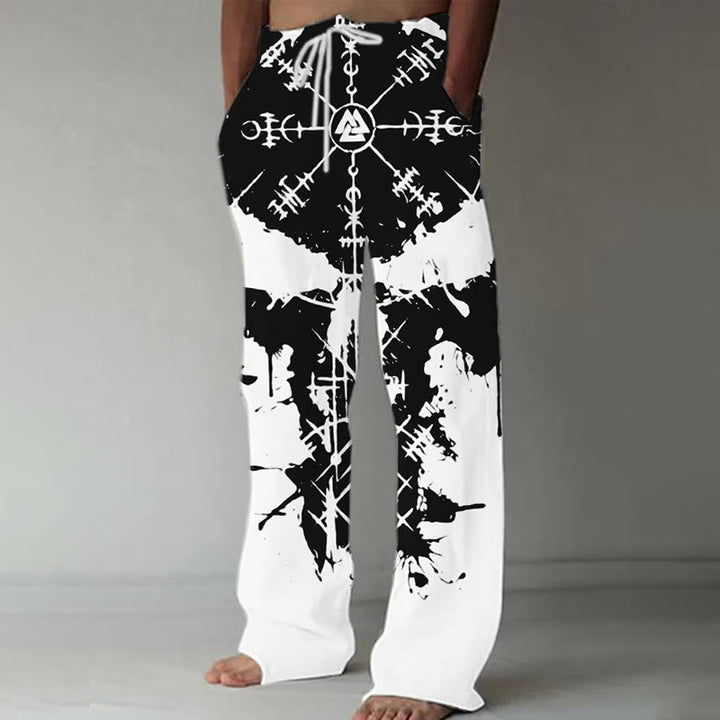 WorldNorse Viking Vegvisir Valknut Casual Pants