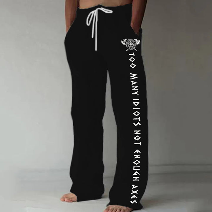 WorldNorse Viking Axe Casual Pants