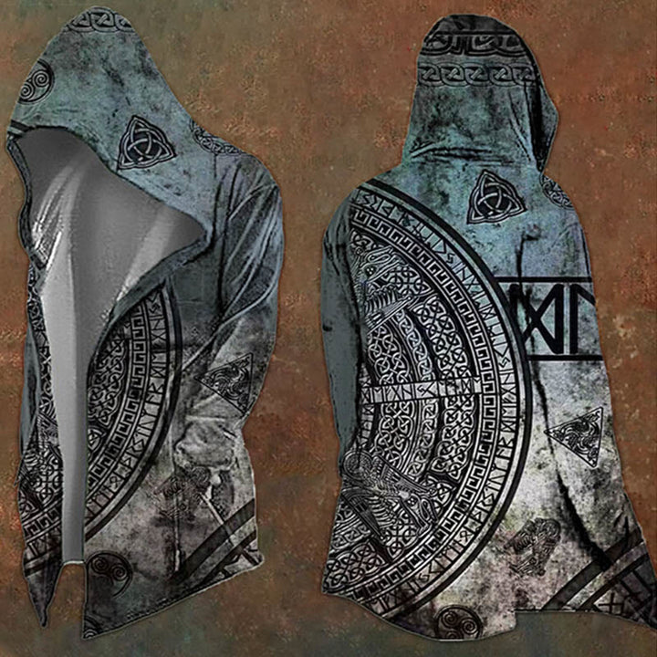 WorldNorse Triquetra Celtic Knot Hooded Jacket - US/UK/AU48，EU58 (4XL) - image 0