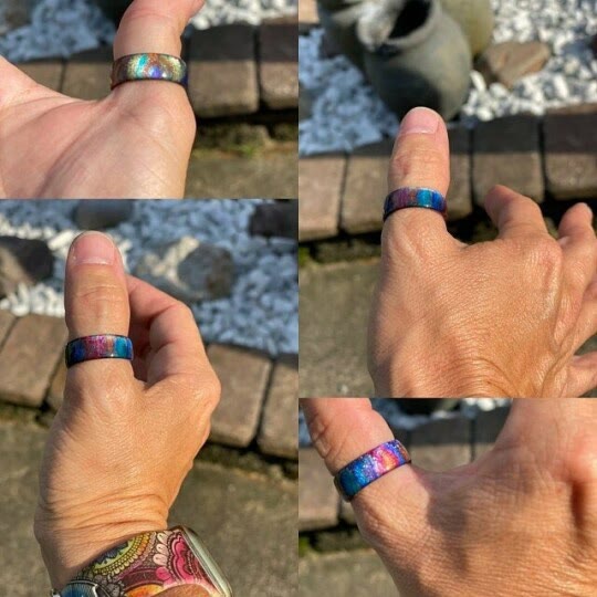 FREE Today: The Colored Galaxy Opal Ring