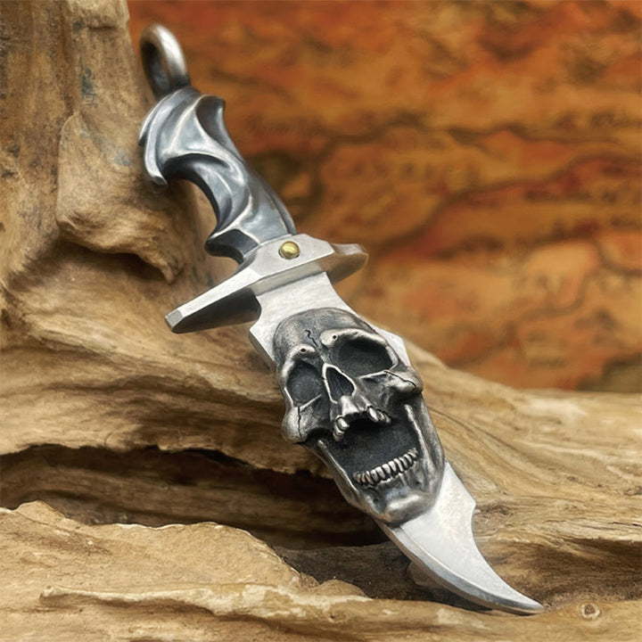 WorldNorse Skull Blade Dagger Necklace - image 4