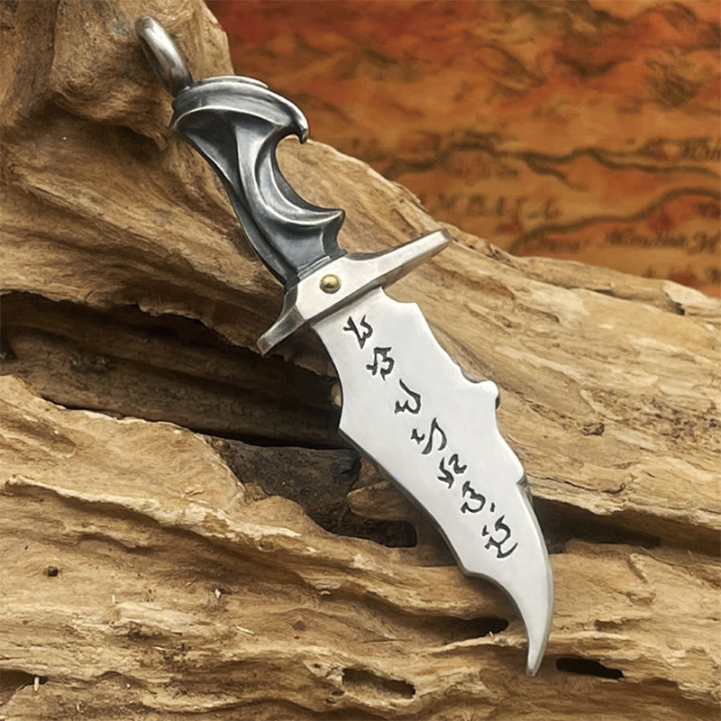 WorldNorse Skull Blade Dagger Necklace - image 1