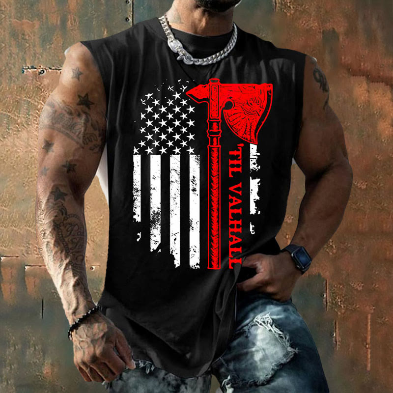 WorldNorse Viking Axe "Til Valhalla" Vest - Black - US/UK/AU50，EU60 (5XL) - image 1