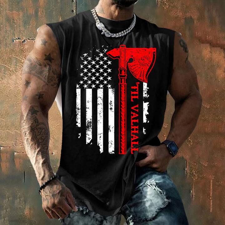 WorldNorse Viking Axe "Til Valhalla" Vest - Black - US/UK/AU50，EU60 (5XL) - image 1