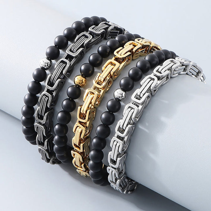 WorldNorse Vintage Emperor Chain Stainless Steel Bracelet
