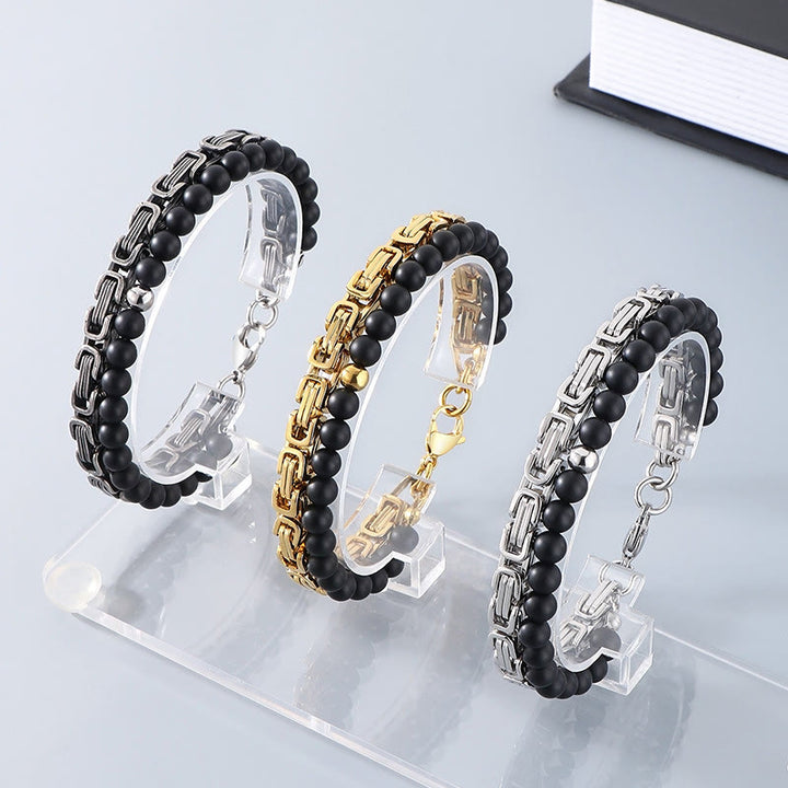 WorldNorse Vintage Emperor Chain Stainless Steel Bracelet
