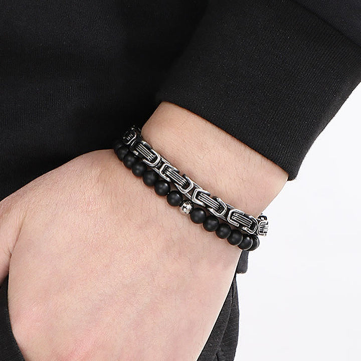 WorldNorse Vintage Emperor Chain Stainless Steel Bracelet