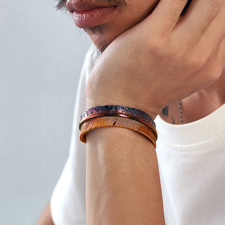 WorldNorse Handmade Feather Bounty Bracelet