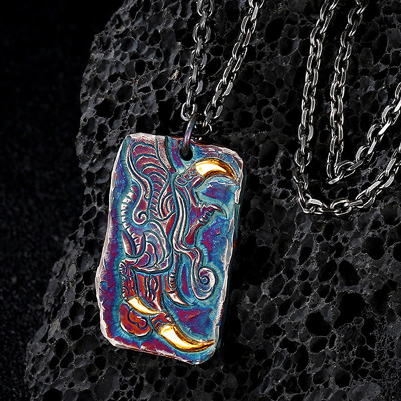 WorldNorse Dragon Claw Embrace Myth Necklace