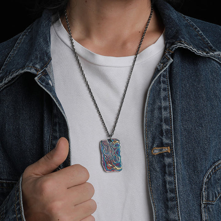 WorldNorse Dragon Claw Embrace Myth Necklace