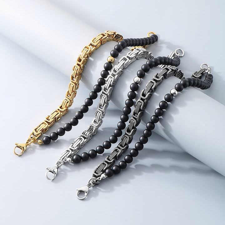 WorldNorse Vintage Emperor Chain Stainless Steel Bracelet