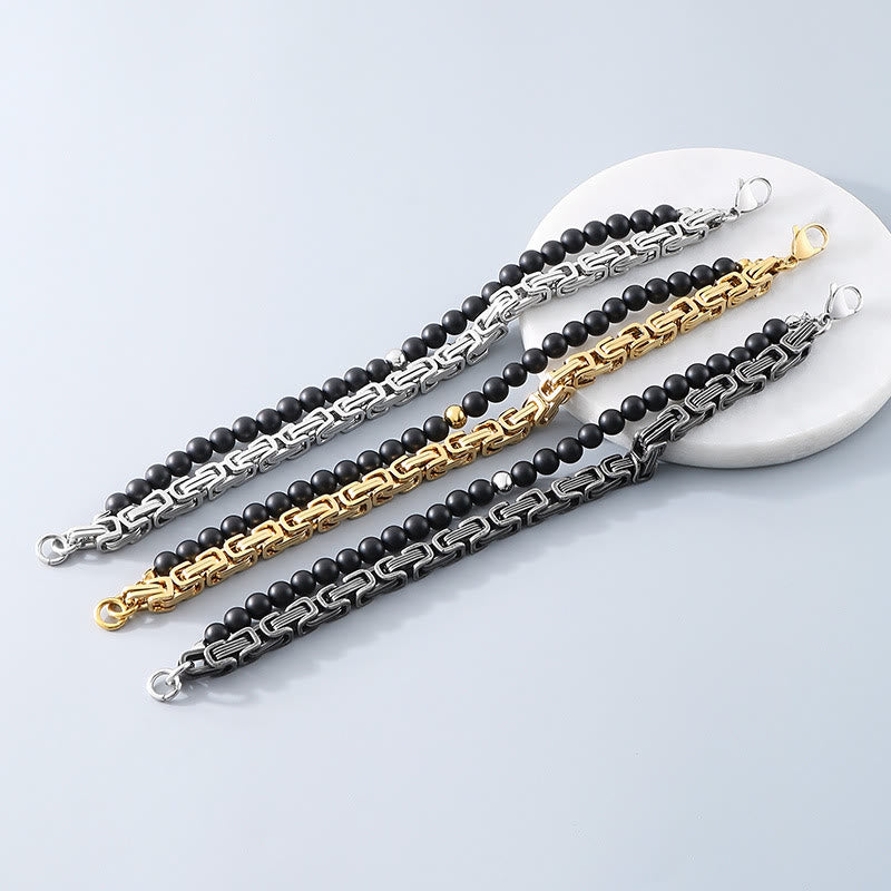 WorldNorse Vintage Emperor Chain Stainless Steel Bracelet
