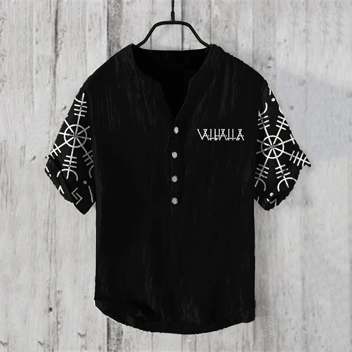 WorldNorse Valhalla Helm of Awe Casual Shirt - US/UK/AU50，EU60 (5XL) - image 0