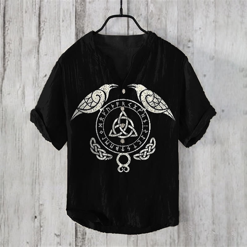 WorldNorse Triquetra Trinity Celtic Knot Casual Shirt - US/UK/AU50，EU60 (5XL) - image 1