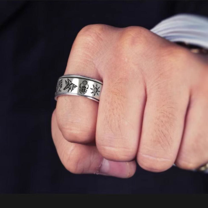 WorldNorse 925 Sterling Silver Runes Ring
