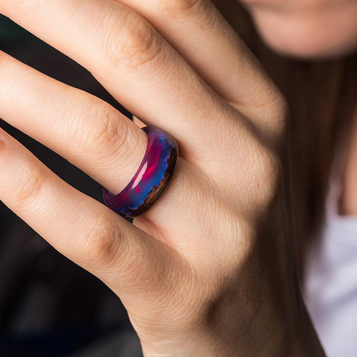 FREE Today: Wood Resin Glow Ring