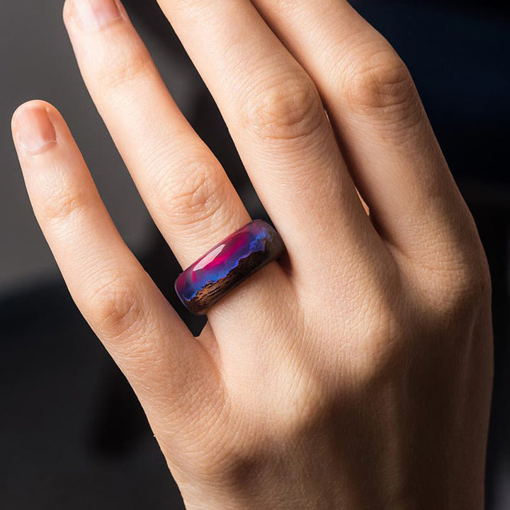 FREE Today: Wood Resin Glow Ring