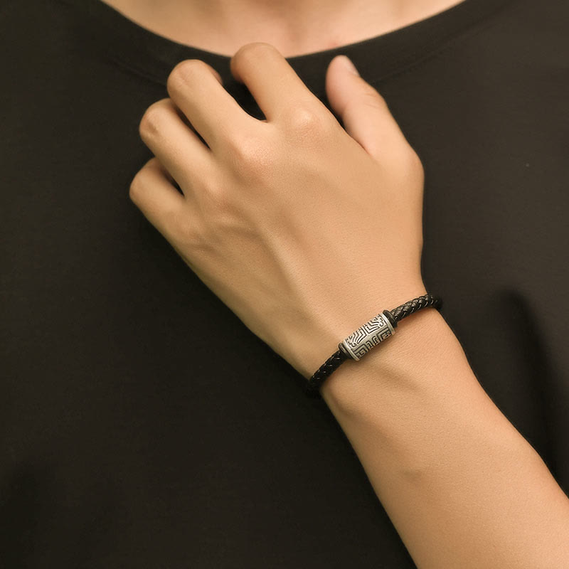 WorldNorse Handcrafted 925 Silver Taotie Bracelet - image 2