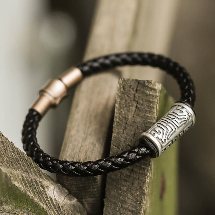 WorldNorse 925 Sterling Silver Taotie Bracelet